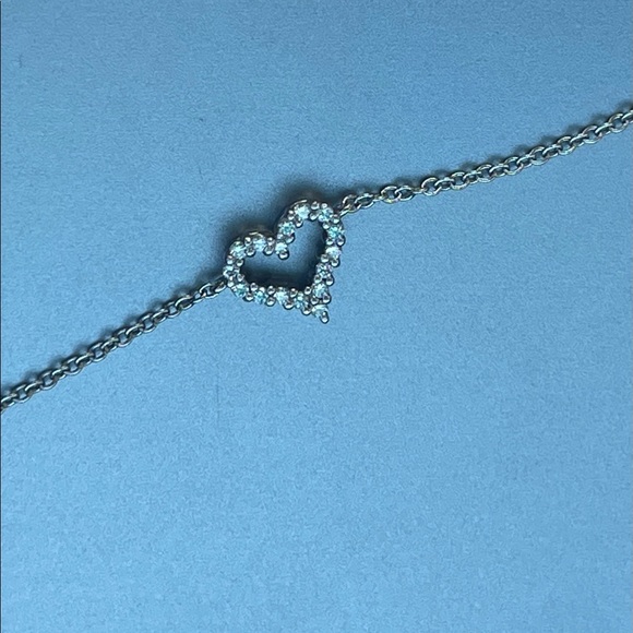 Platinum and diamond Tiffany bracelet